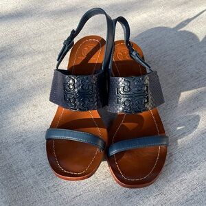 Tory Burch “Melinda” sling back heels